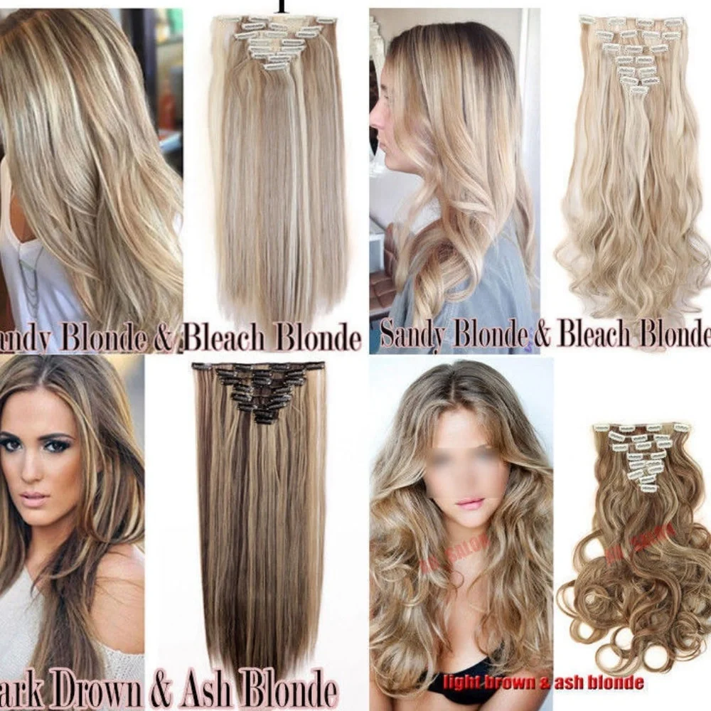 Hair Extensions 8 Pcs 18
